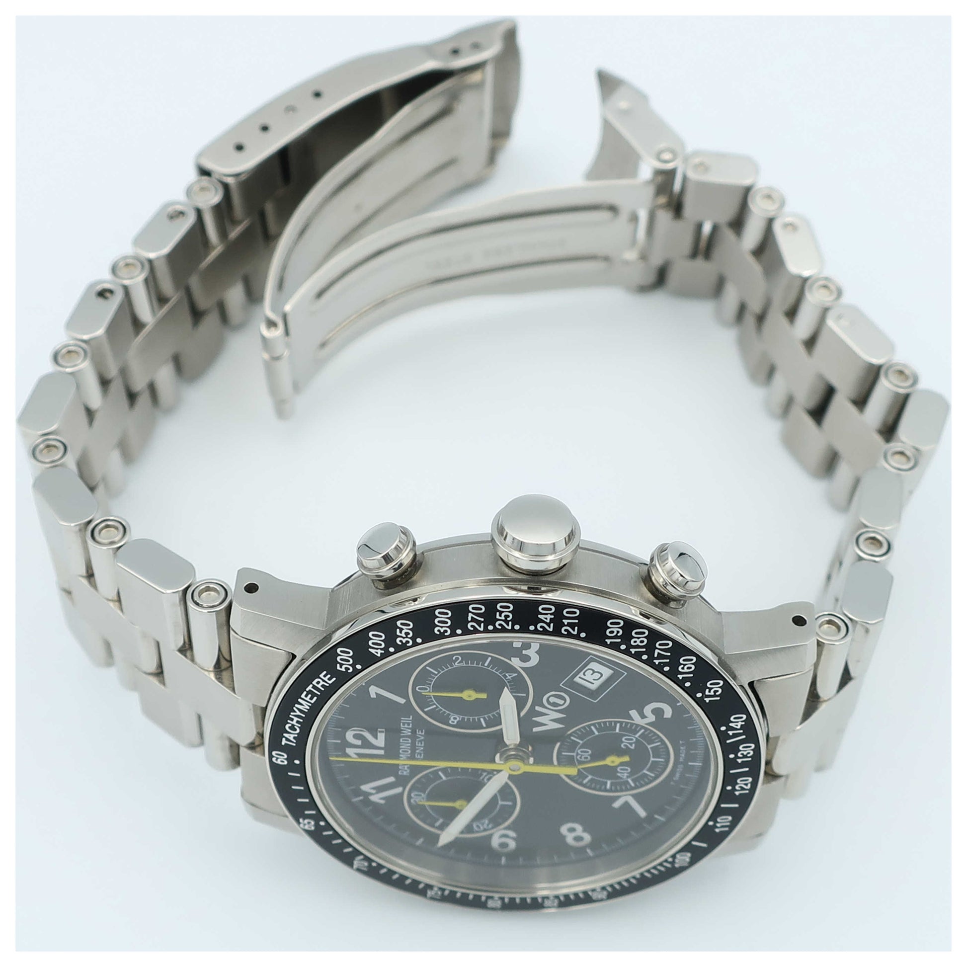Raymond Weil W1 Men's Swiss Quartz (Battery-Powered) Watch 5000T-BK-SD - Image #8