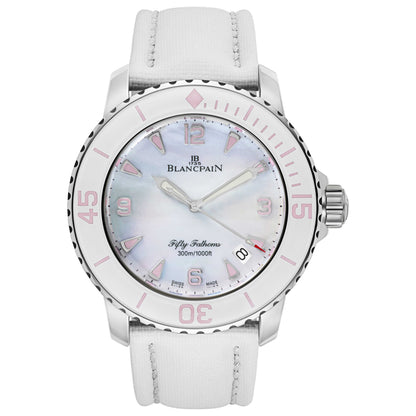 Front view of Blancpain Fifty Fathoms Women's Automatic Watch 5015O-1144-52A