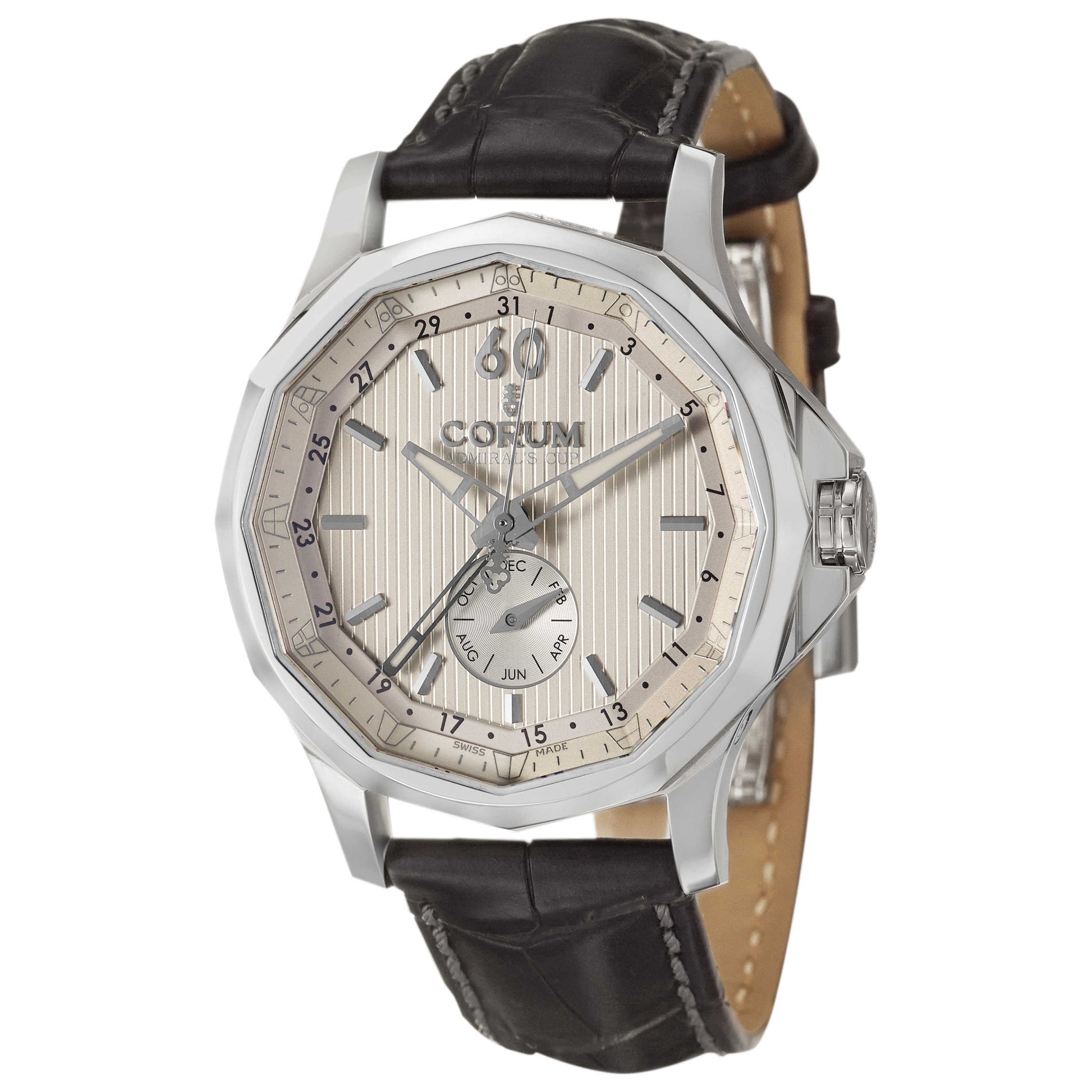 Front view of Corum Admiral's Cup Men's Automatic Watch 503-101-20-0F01-FH10
