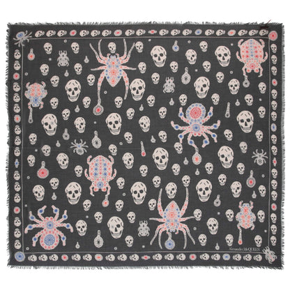 Front view of Alexander McQueen Fashion Scarves 503167-3418Q-1078-NS
