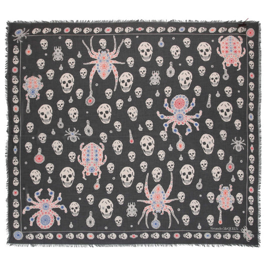 Front view of Alexander McQueen Fashion Scarves 503167-3418Q-1078-NS
