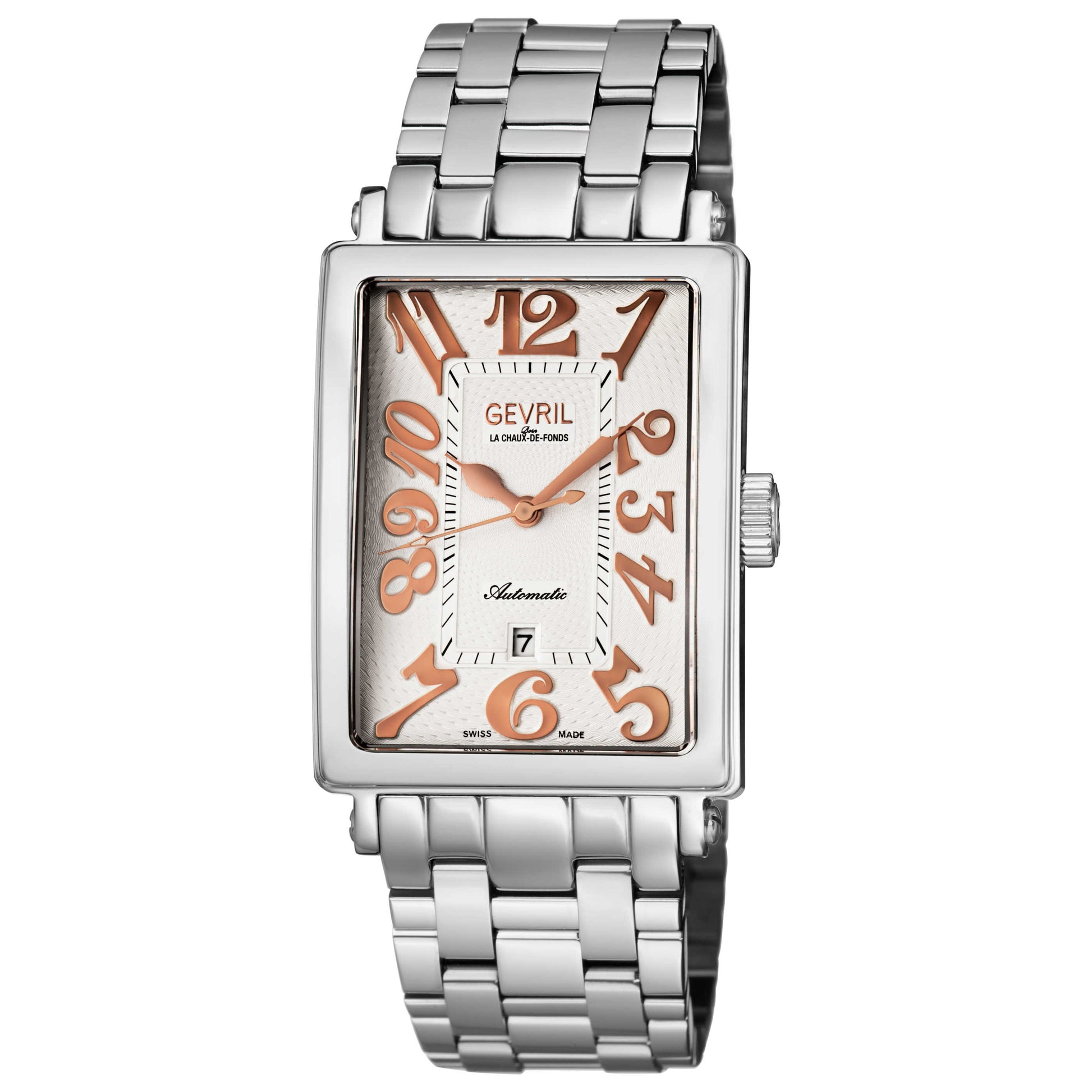 Front view of Gevril Avenue of Americas Men's Automatic Watch 5060B