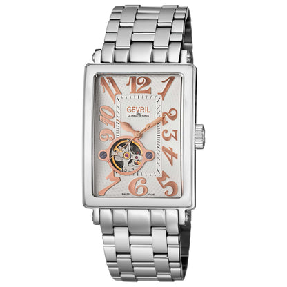Front view of Gevril Avenue of Americas Intravedere Men's Automatic Watch 5070B