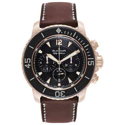 Front view of Blancpain Fifty Fathoms Men's Automatic Watch 5085FA-3630-63B