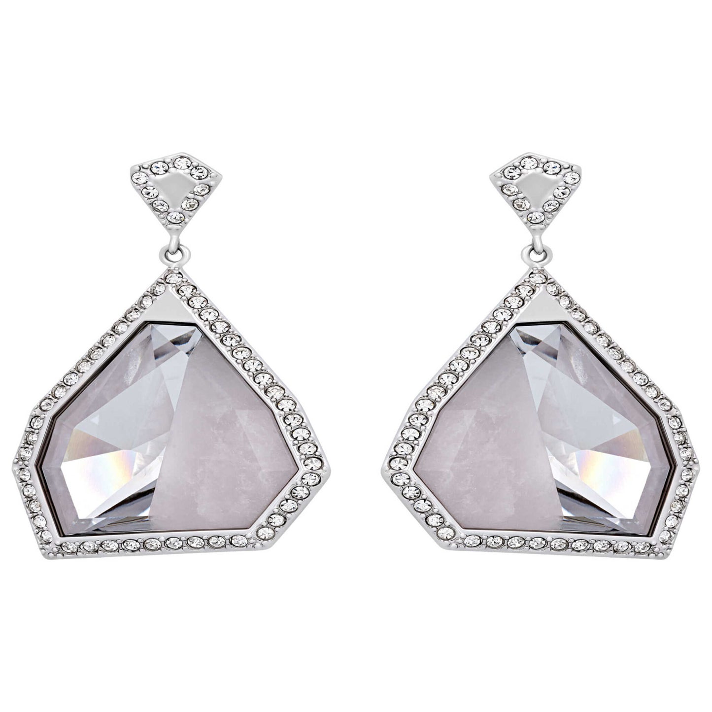 Front view of Swarovski Architectural Women's Earrings 5090207