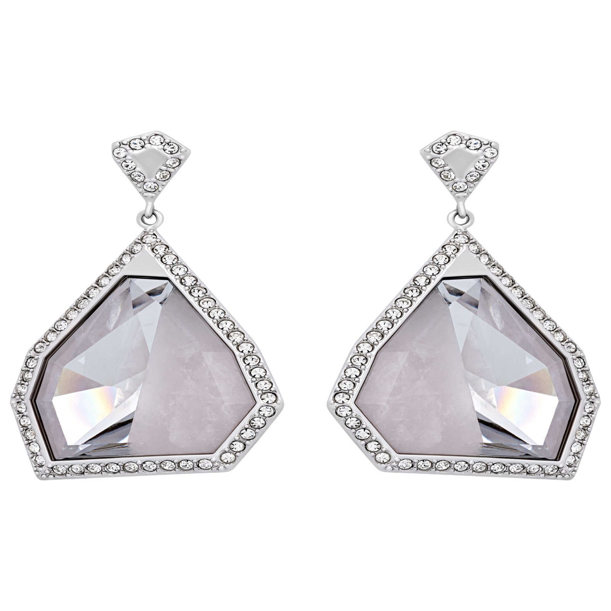 Front view of Swarovski Architectural Women's Earrings 5090207