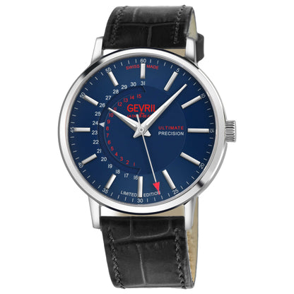 Front view of Gevril Guggenheim Men's Automatic Watch 510.60.62.1