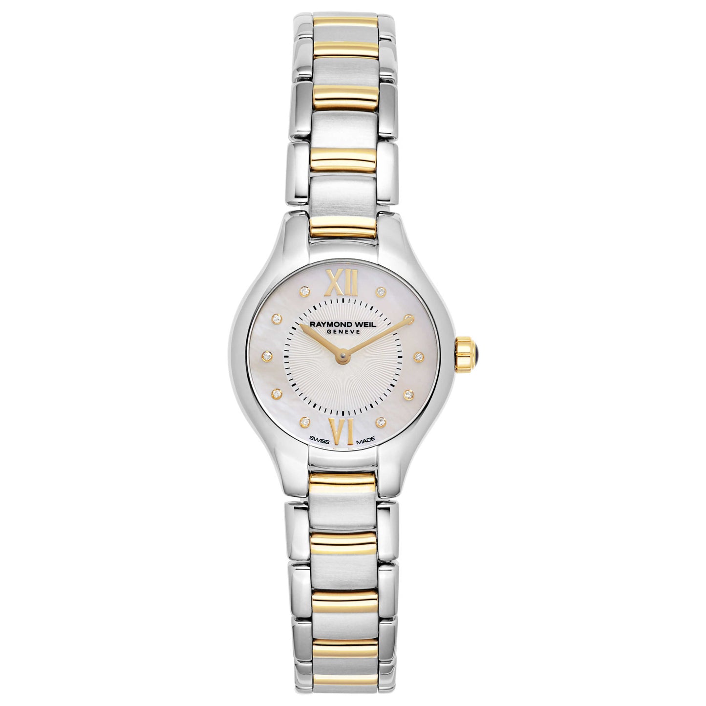 Front view of Raymond Weil Noemia Women's Swiss Quartz (Battery-Powered) Watch 5124-STP-00985