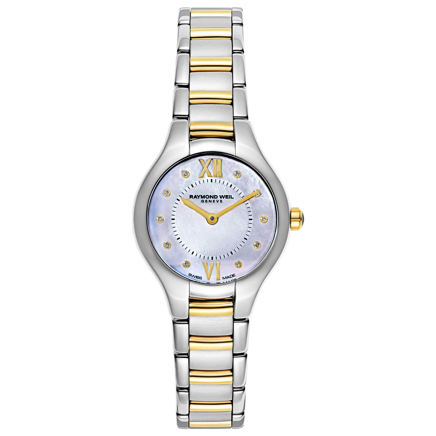 Front view of Raymond Weil Noemia Women's Swiss Quartz (Battery-Powered) Watch 5127-STP-00985