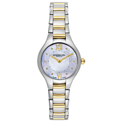 Front view of Raymond Weil Noemia Women's Swiss Quartz (Battery-Powered) Watch 5127-STP-00985