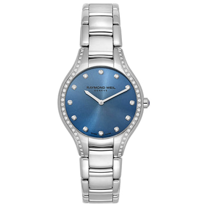 Front view of Raymond Weil Noemia Women's Swiss Quartz (Battery-Powered) Watch 5132-STS-50081