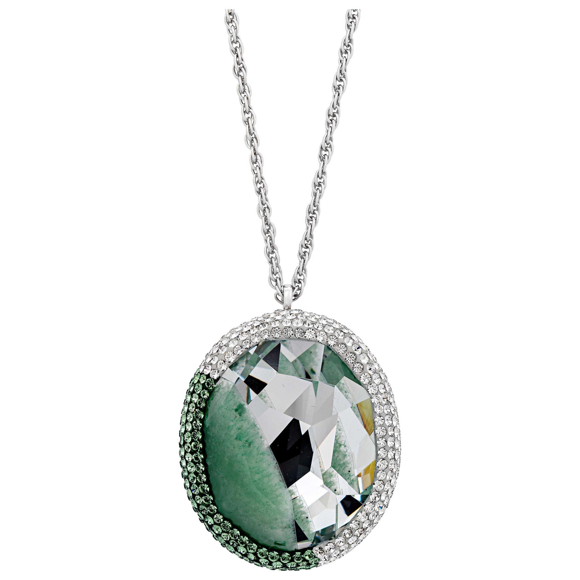Front view of Swarovski Oval Women's Necklace 5132098
