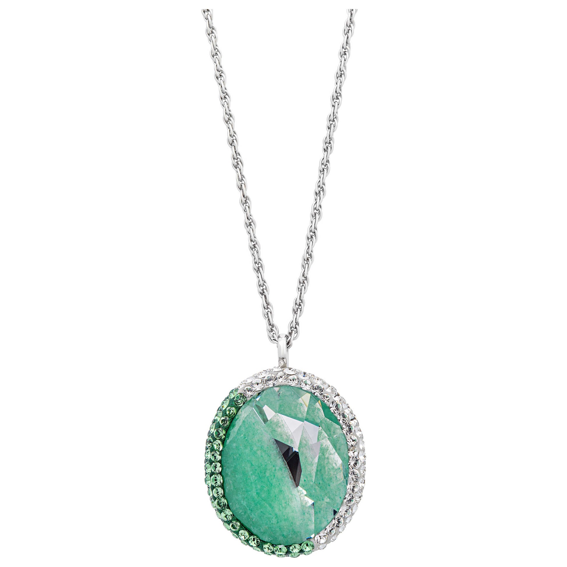 Front view of Swarovski Oval Women's Necklace 5135150