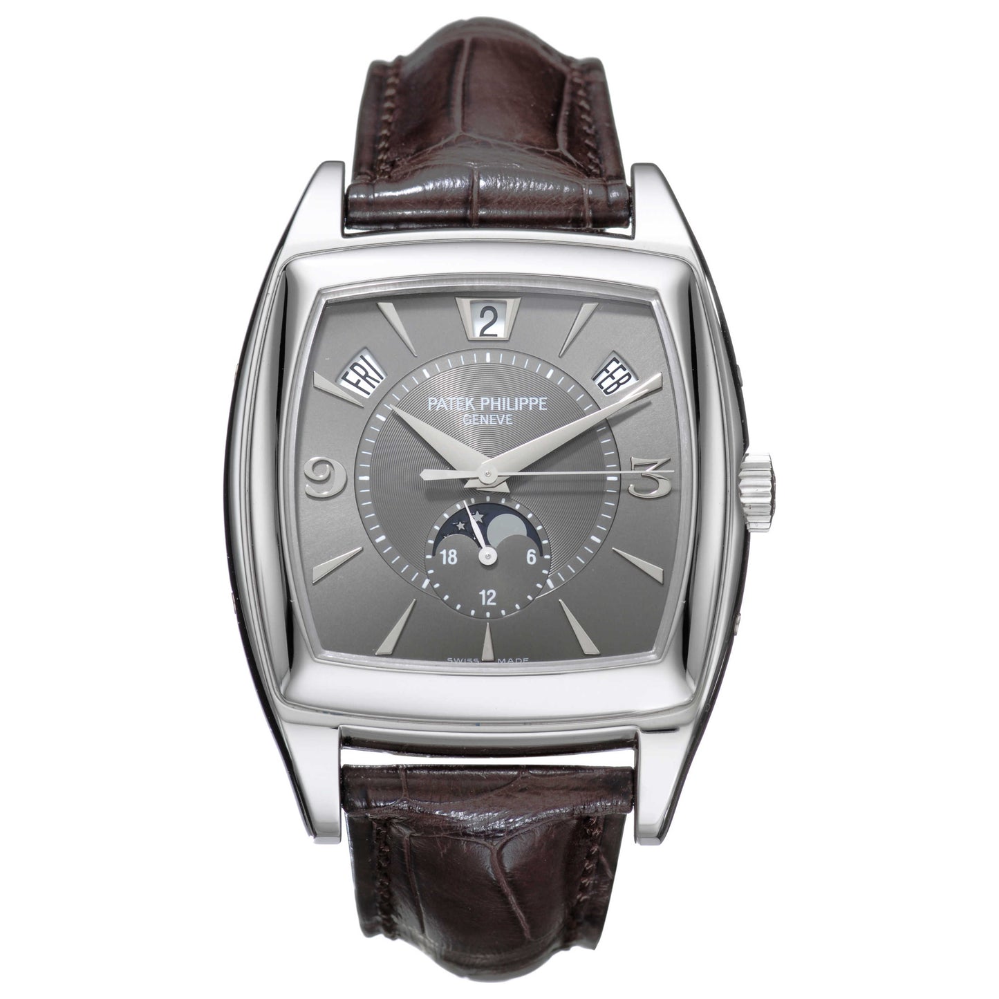 Front view of Patek Philippe Gondolo Men's Watch 5135G-010