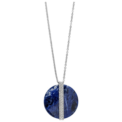 Front view of Swarovski Disk Women's Necklace 5139483
