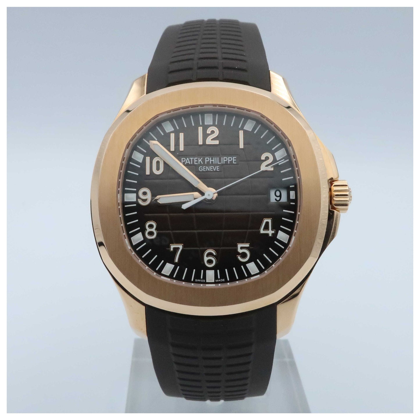 Front view of Patek Philippe Aquanaut Men's Automatic Watch 5167R-SD