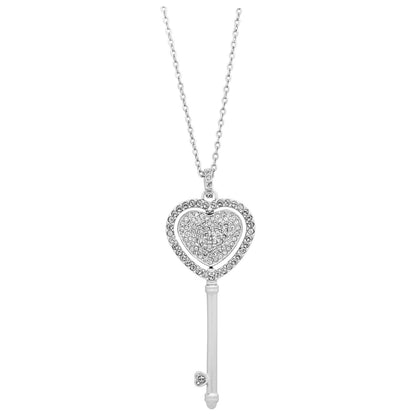 Front view of Swarovski Engaged Women's Necklace 5225370