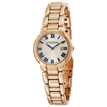 Front view of Raymond Weil Jasmine Women's Swiss Quartz (Battery-Powered) Watch 5229-P5-01659