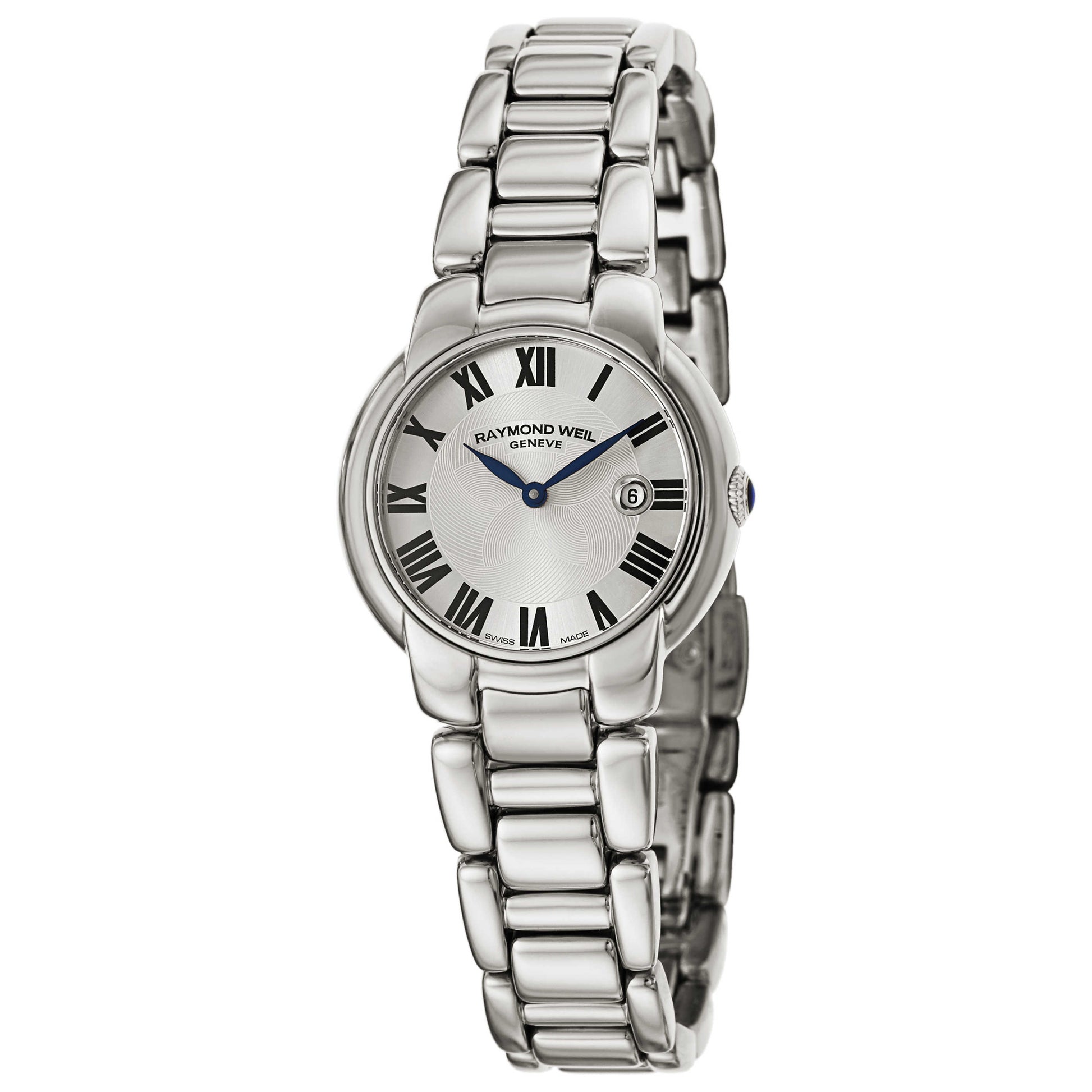 Front view of Raymond Weil Jasmine Women's Swiss Quartz (Battery-Powered) Watch 5229-ST-01659