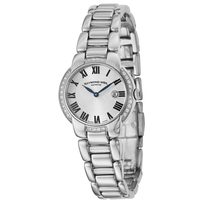 Front view of Raymond Weil Jasmine Women's Swiss Quartz (Battery-Powered) Watch 5229-STS-01659