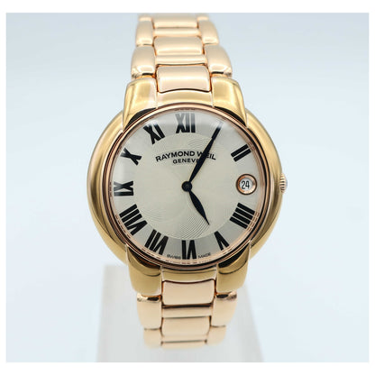 Front view of Raymond Weil Jasmine Women's Swiss Quartz (Battery-Powered) Watch 5235-P5-01659-SD
