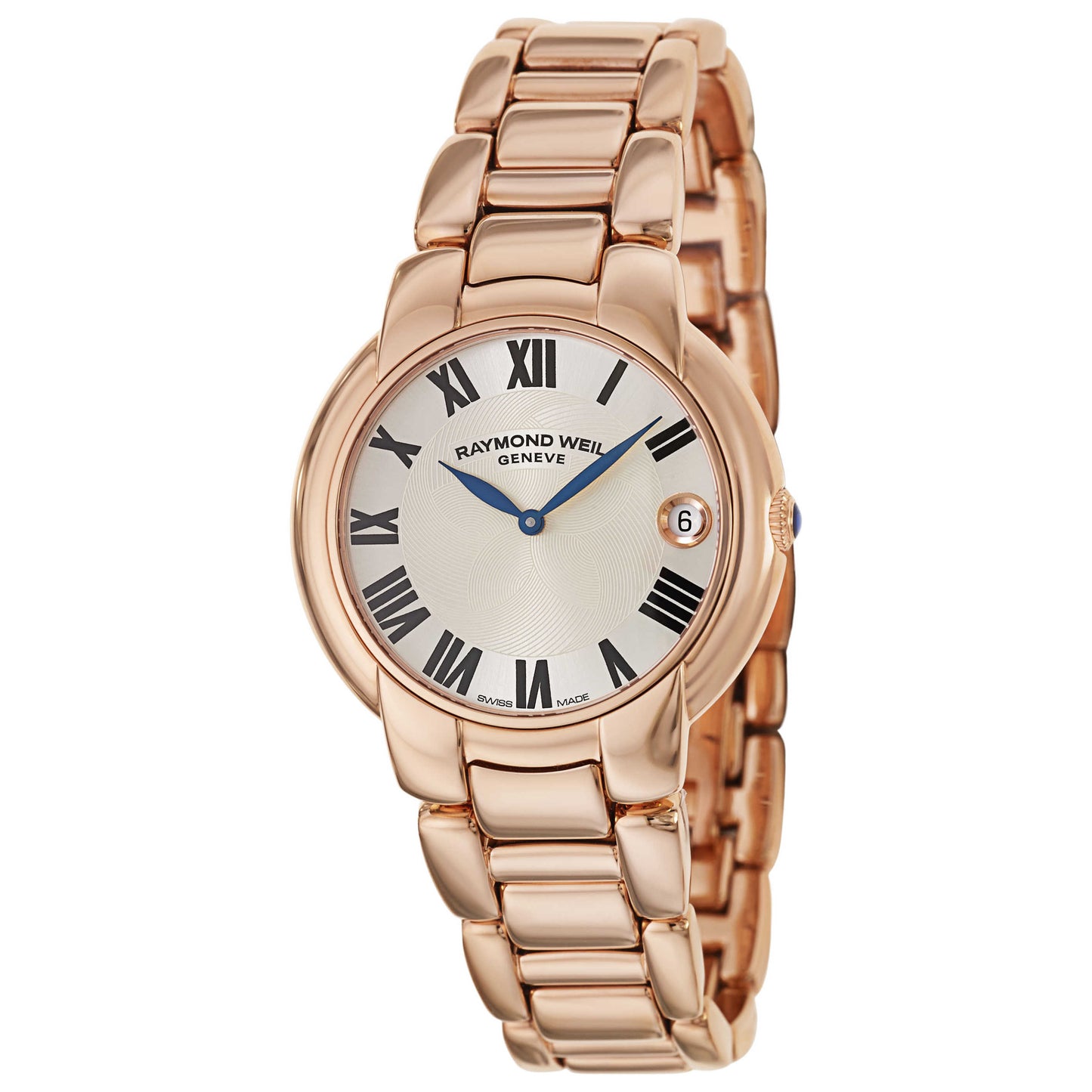 Front view of Raymond Weil Jasmine Women's Swiss Quartz (Battery-Powered) Watch 5235-S5-01659