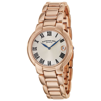 Front view of Raymond Weil Jasmine Women's Swiss Quartz (Battery-Powered) Watch 5235-S5-01659