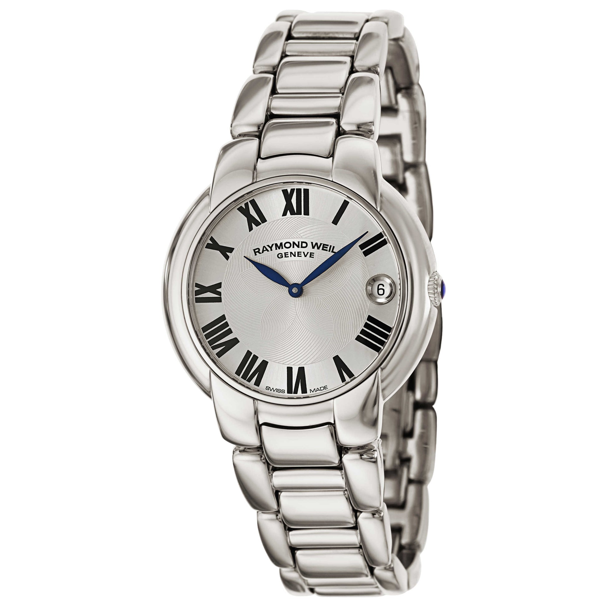 Front view of Raymond Weil Jasmine Women's Swiss Quartz (Battery-Powered) Watch 5235-ST-01659