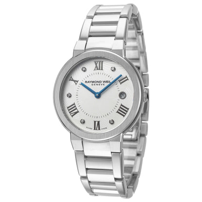 Front view of Raymond Weil Jasmine Women's Quartz Watch 5245-ST-00681