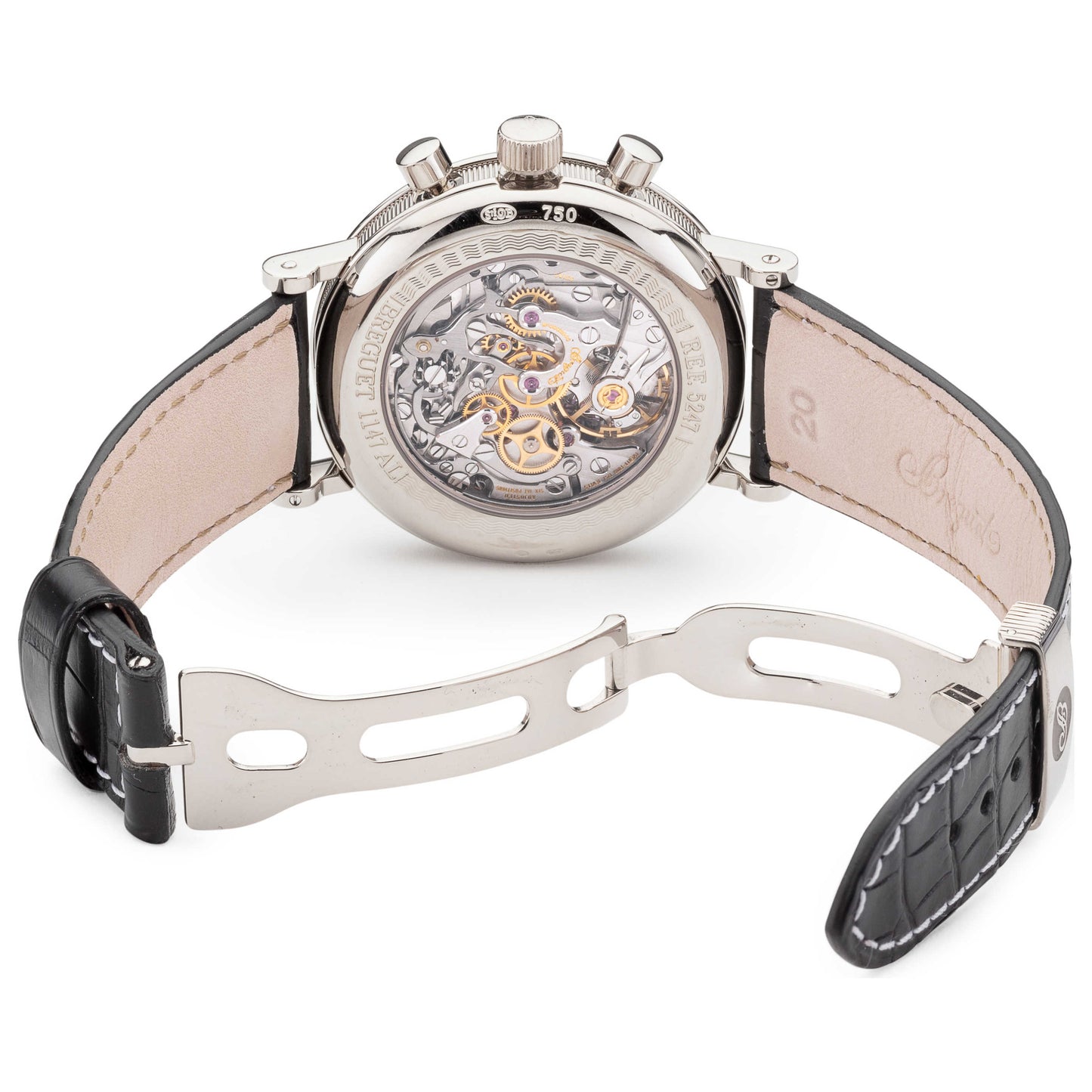 Back view of Breguet Classique Men's Manual-Wind Watch 5247BB129V6