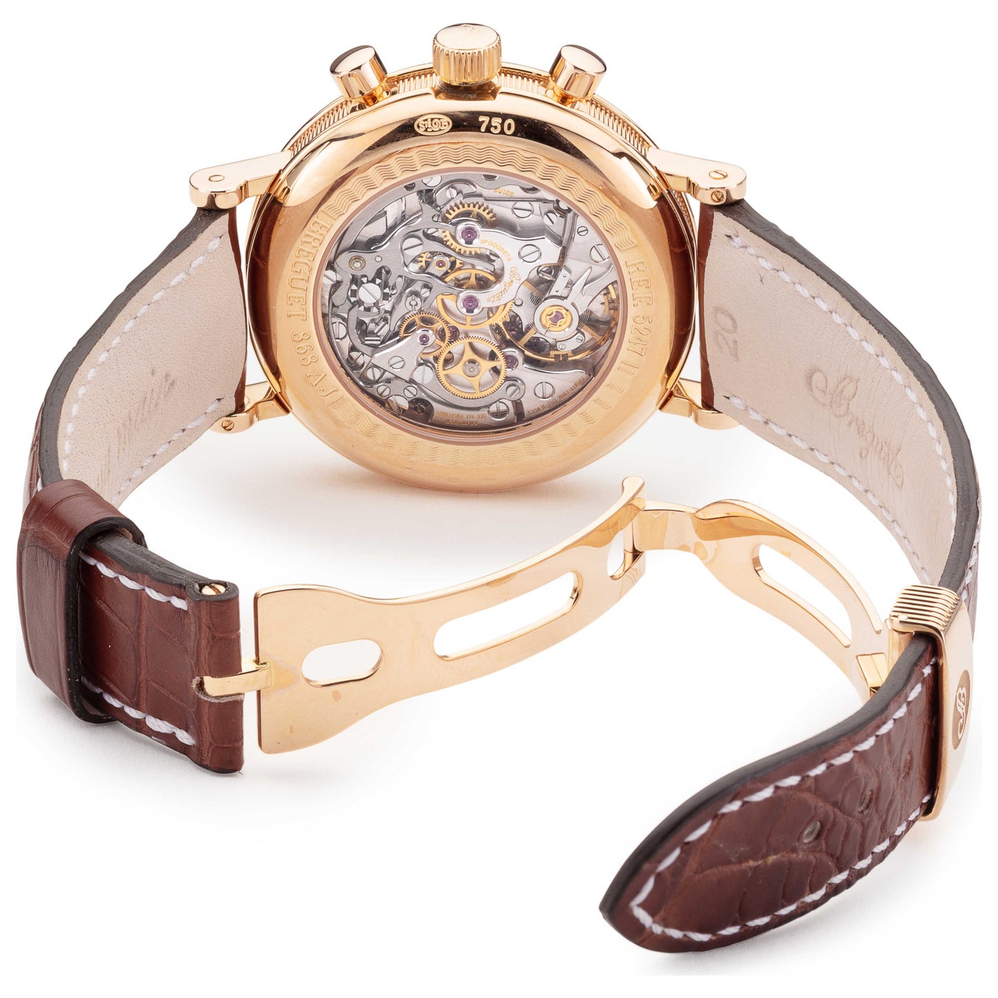 Back view of Breguet Classique Men's Manual-Wind Watch 5247BR129V6