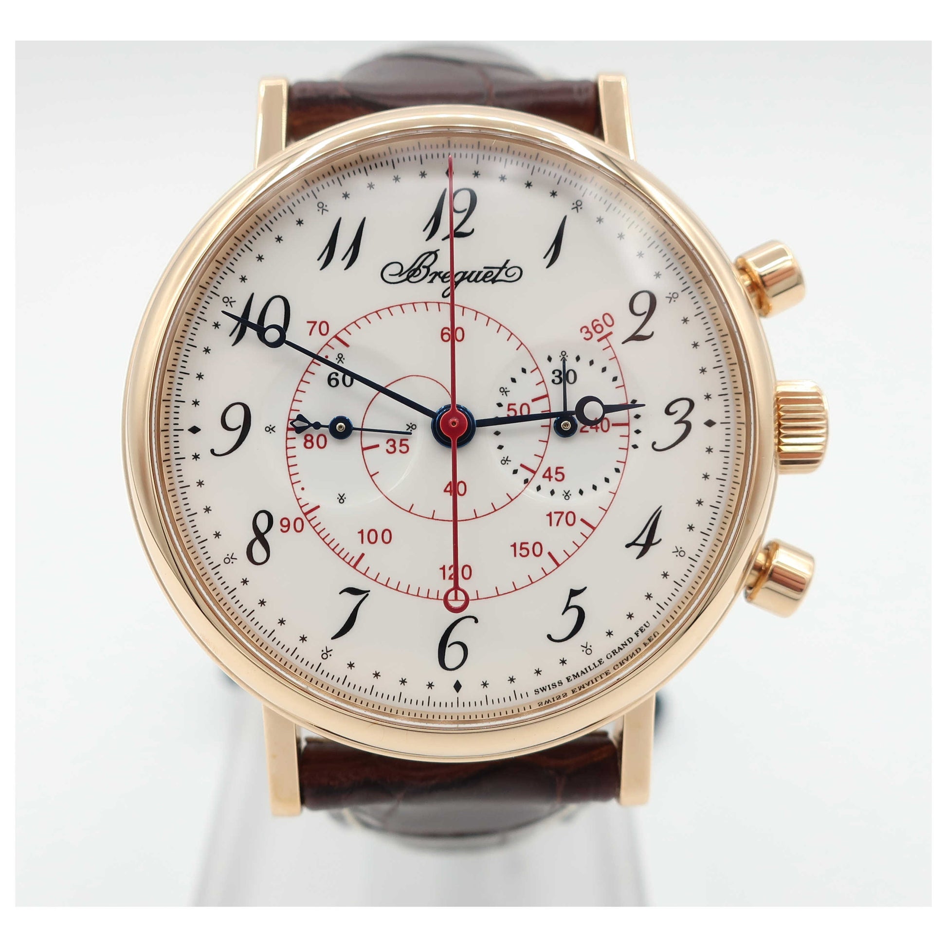 Front view of Breguet Classique Men's Manual-Wind Watch 5247BR299V6-SD