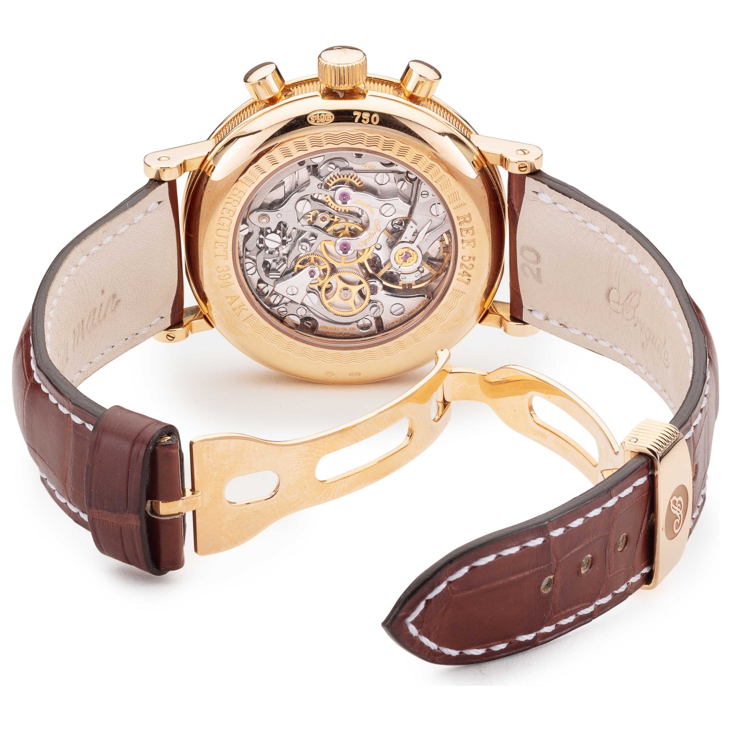 Back view of Breguet Classique Men's Manual-Wind Watch 5247BR299V6