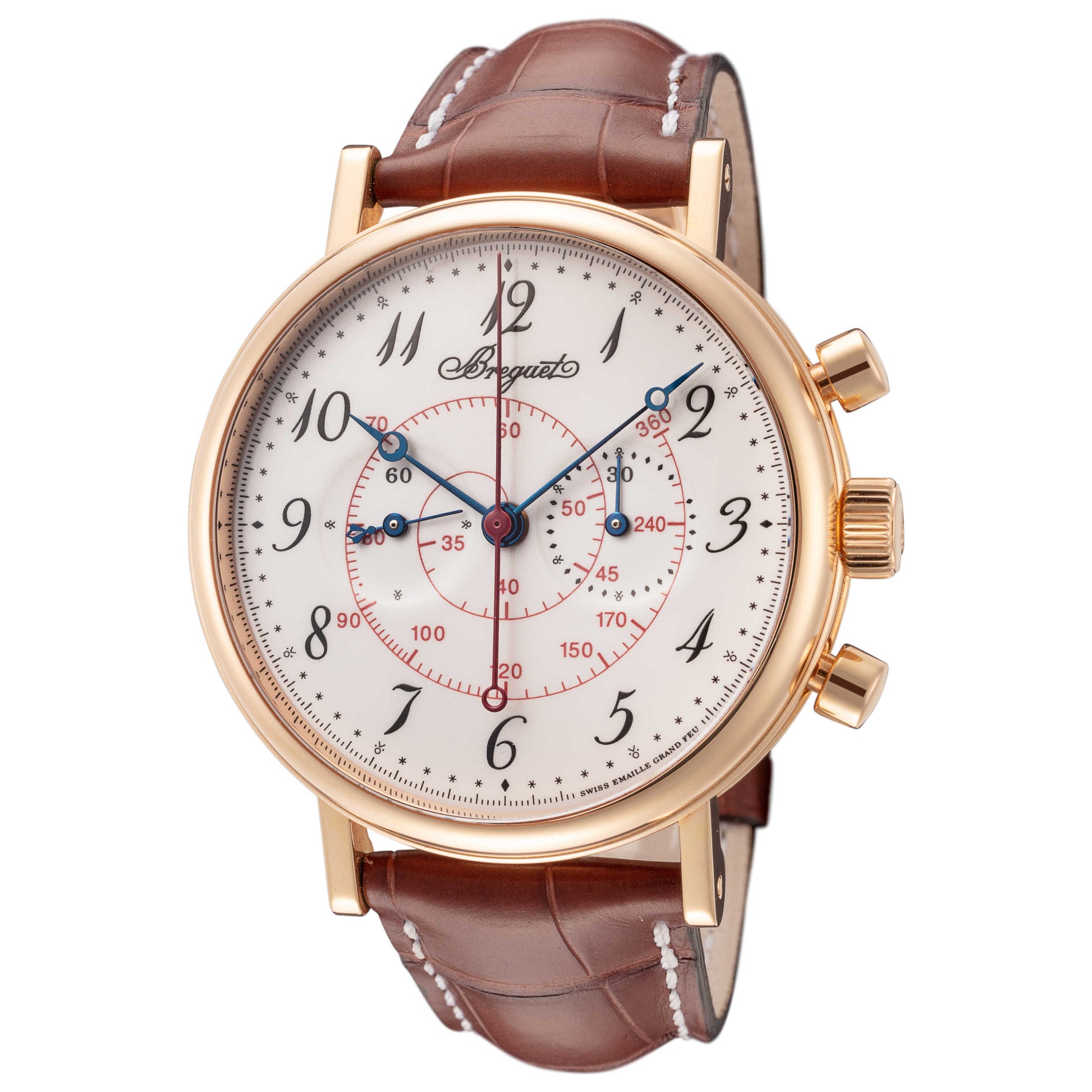 Front view of Breguet Classique Men's Manual-Wind Watch 5247BR299V6