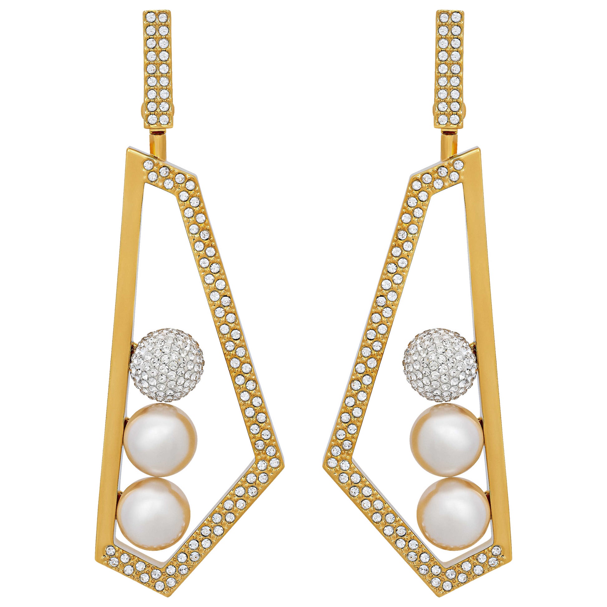 Front view of Swarovski Goldsmith Women's Earrings 5267792