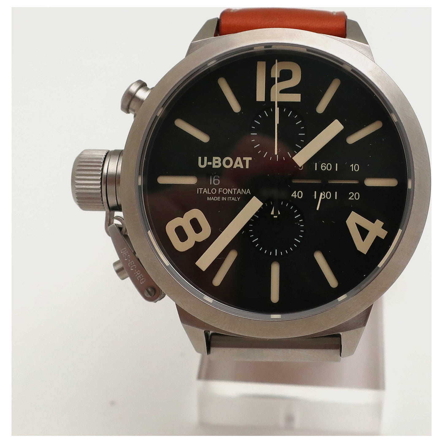 Front view of U-Boat Classico Men's Automatic Watch 53-CAS-1-PO