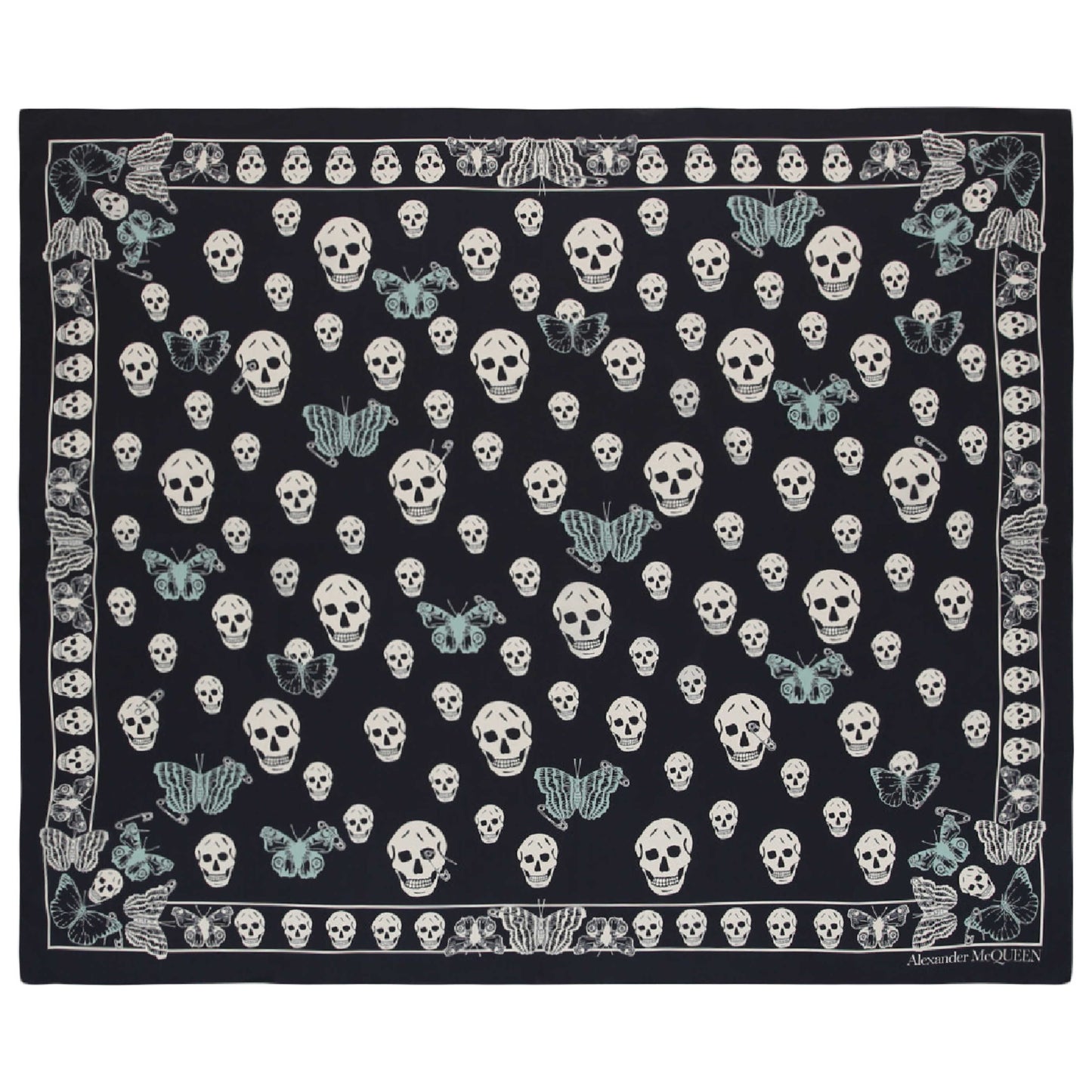 Front view of Alexander McQueen Fashion Scarves 531337-3005Q-4178-NS