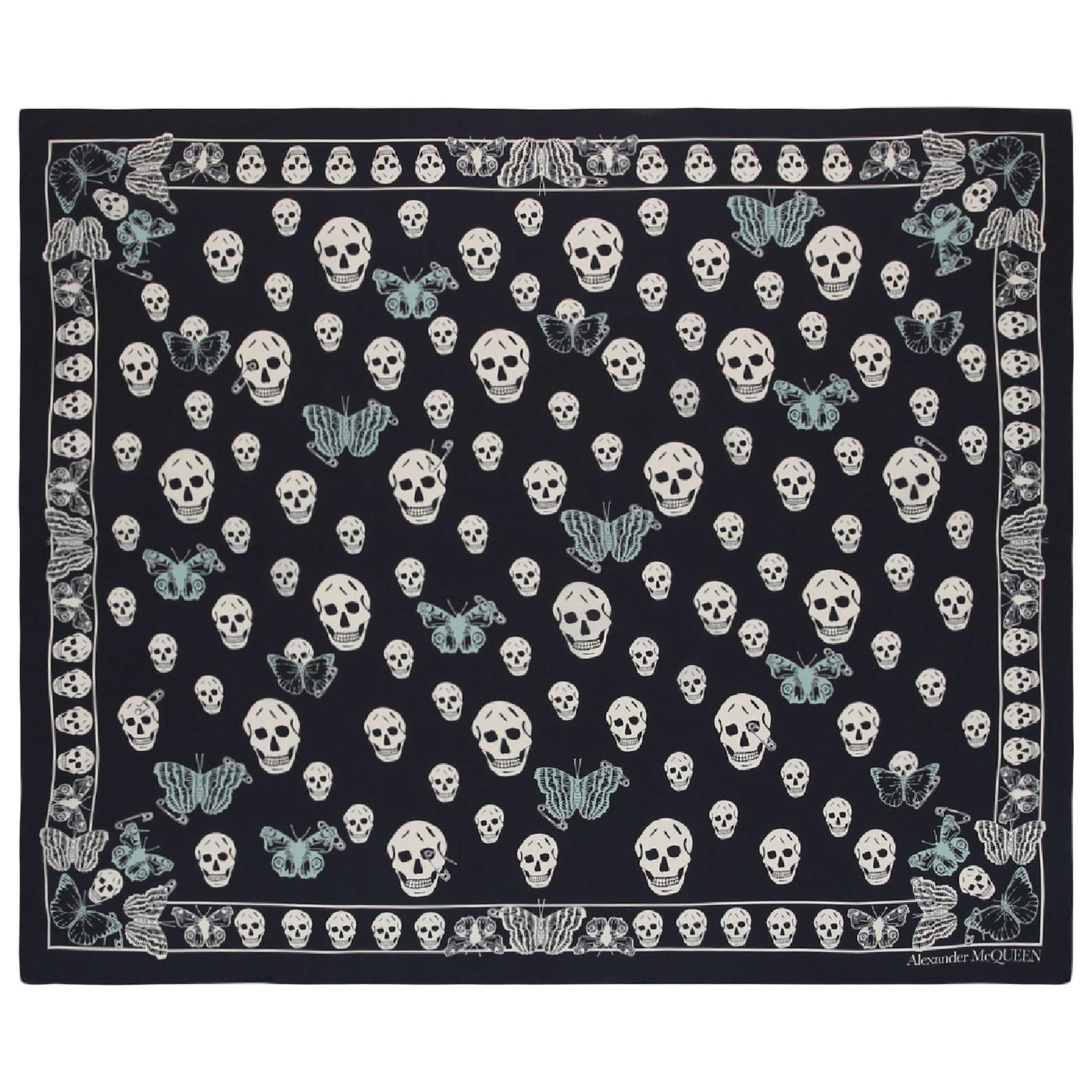 Front view of Alexander McQueen Fashion Scarves 531337-3005Q-4178-NS