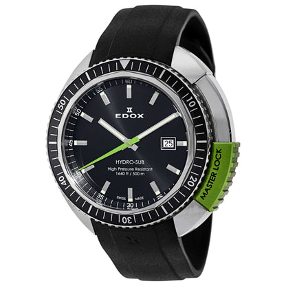 Front view of Edox Hydro-Sub Men's Swiss Quartz (Battery-Powered) Watch 53200-3NVCA-NIN