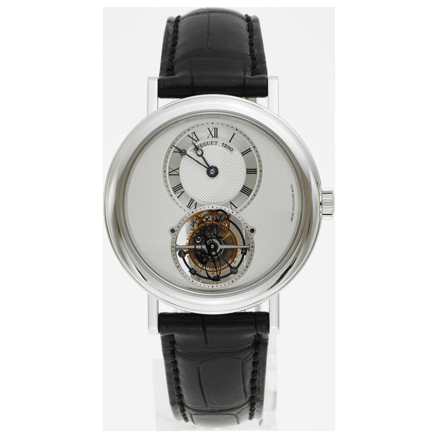 Front view of Breguet Classique Grande Complication Men's Manual-Wind Watch 5357PT1B9V6-SD