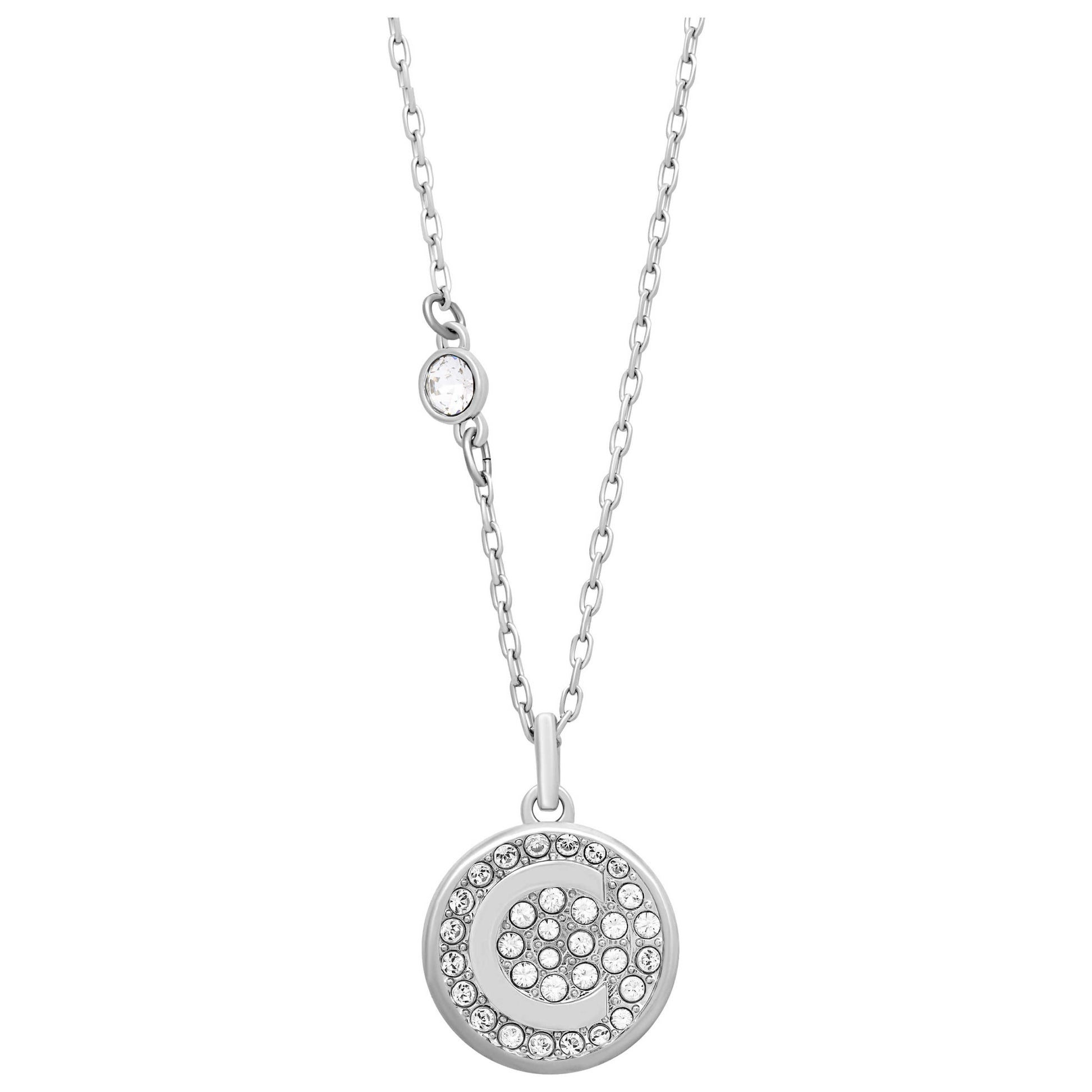 Front view of Swarovski Letter Women's Necklace 5367223