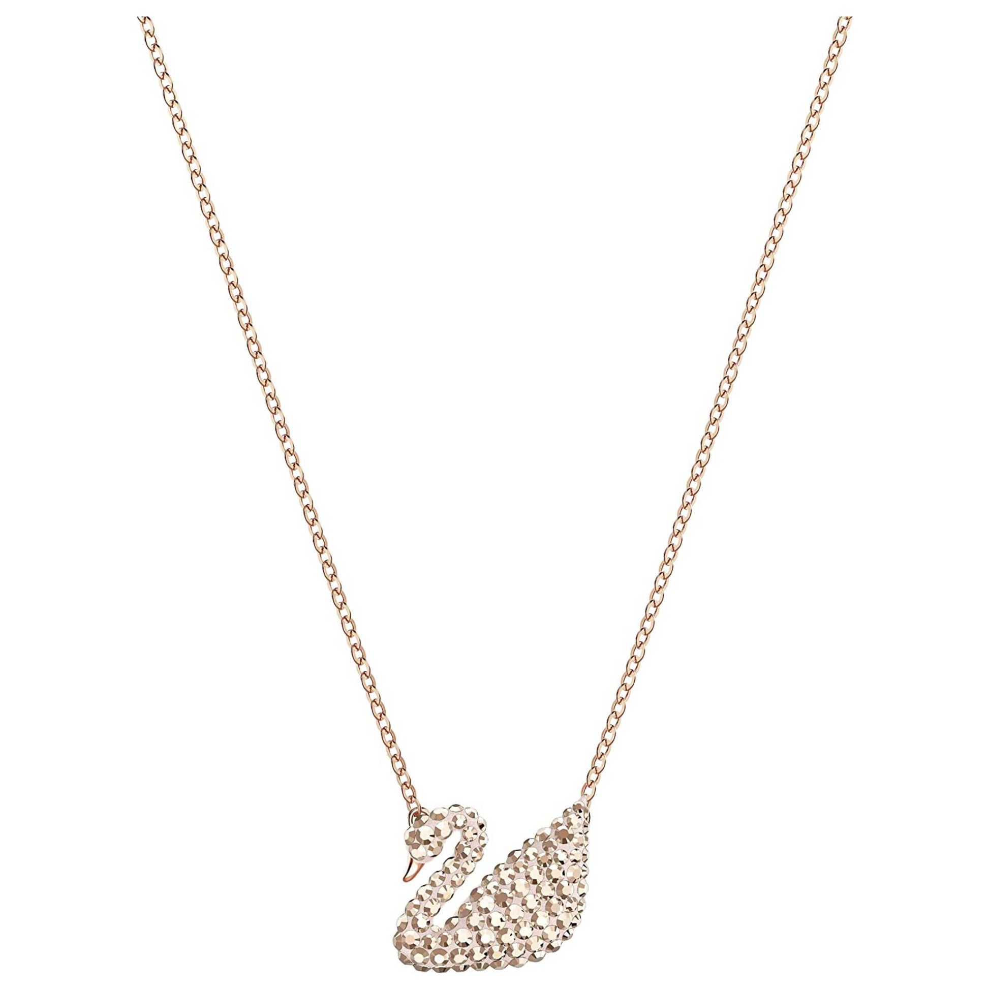 Front view of Swarovski Iconic Swan Women's Necklace 5368988