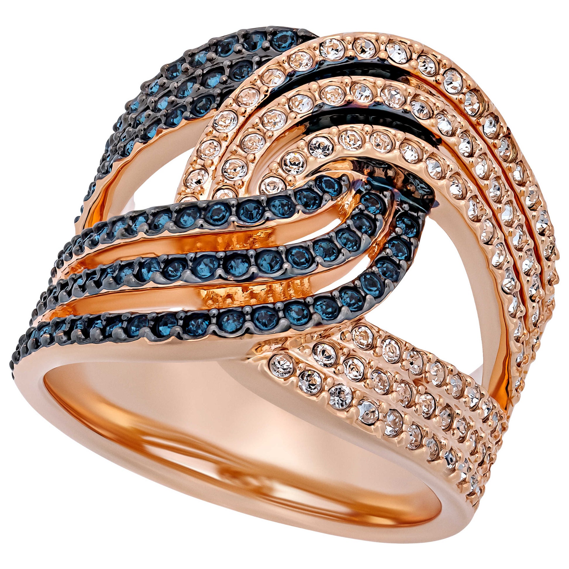 Front view of Swarovski Lemon Women's Ring 5372617