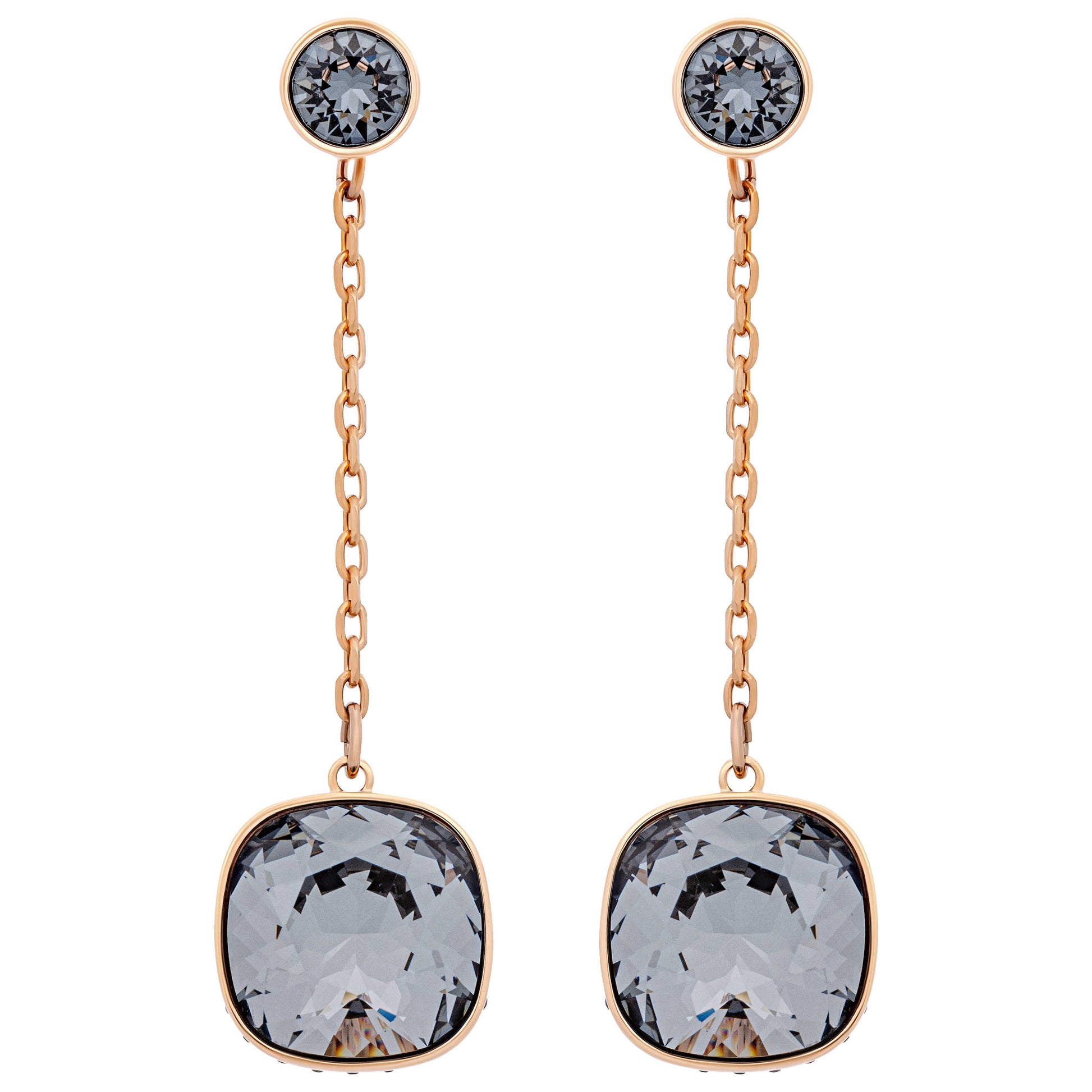 Front view of Swarovski Lattitude Women's Earrings 5373647