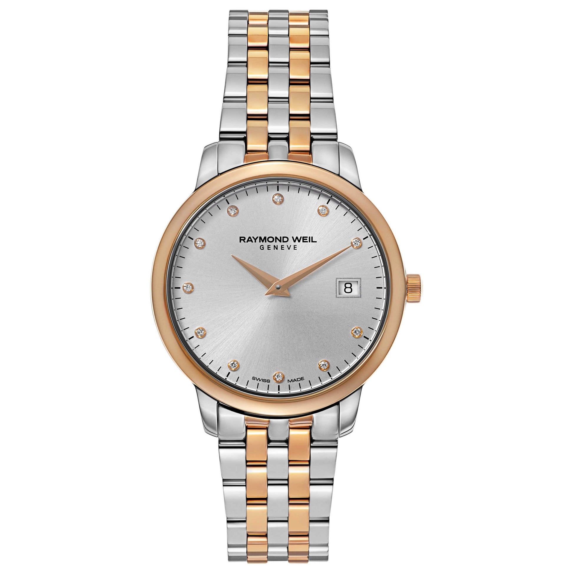 Front view of Raymond Weil Toccata Women's Swiss Quartz (Battery-Powered) Watch 5388-SP5-C6581