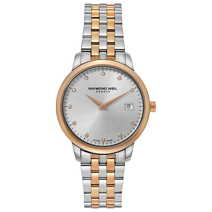 Front view of Raymond Weil Toccata Women's Swiss Quartz (Battery-Powered) Watch 5388-SP5-C6581