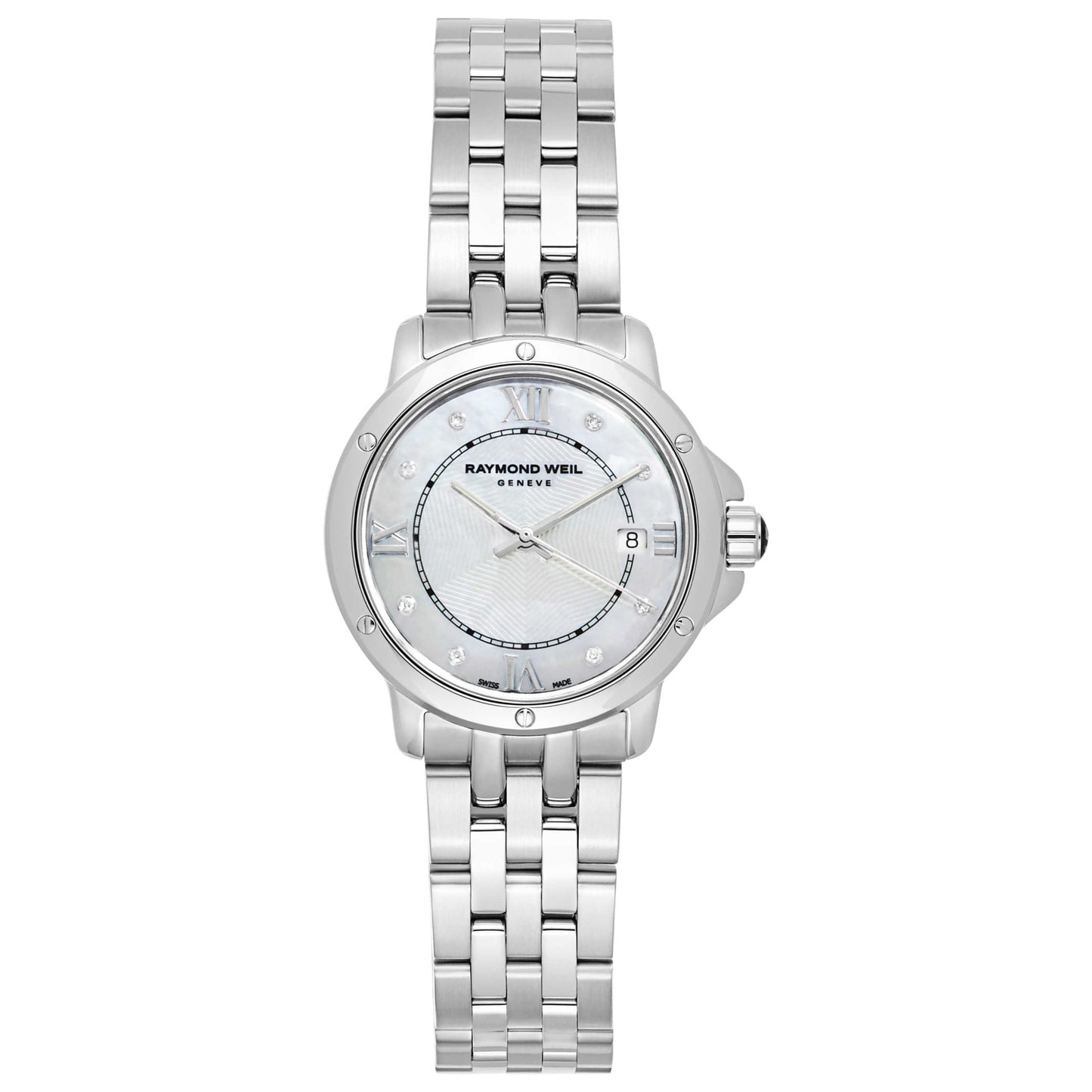 Front view of Raymond Weil Tango Women's Swiss Quartz (Battery-Powered) Watch 5391-ST-00995