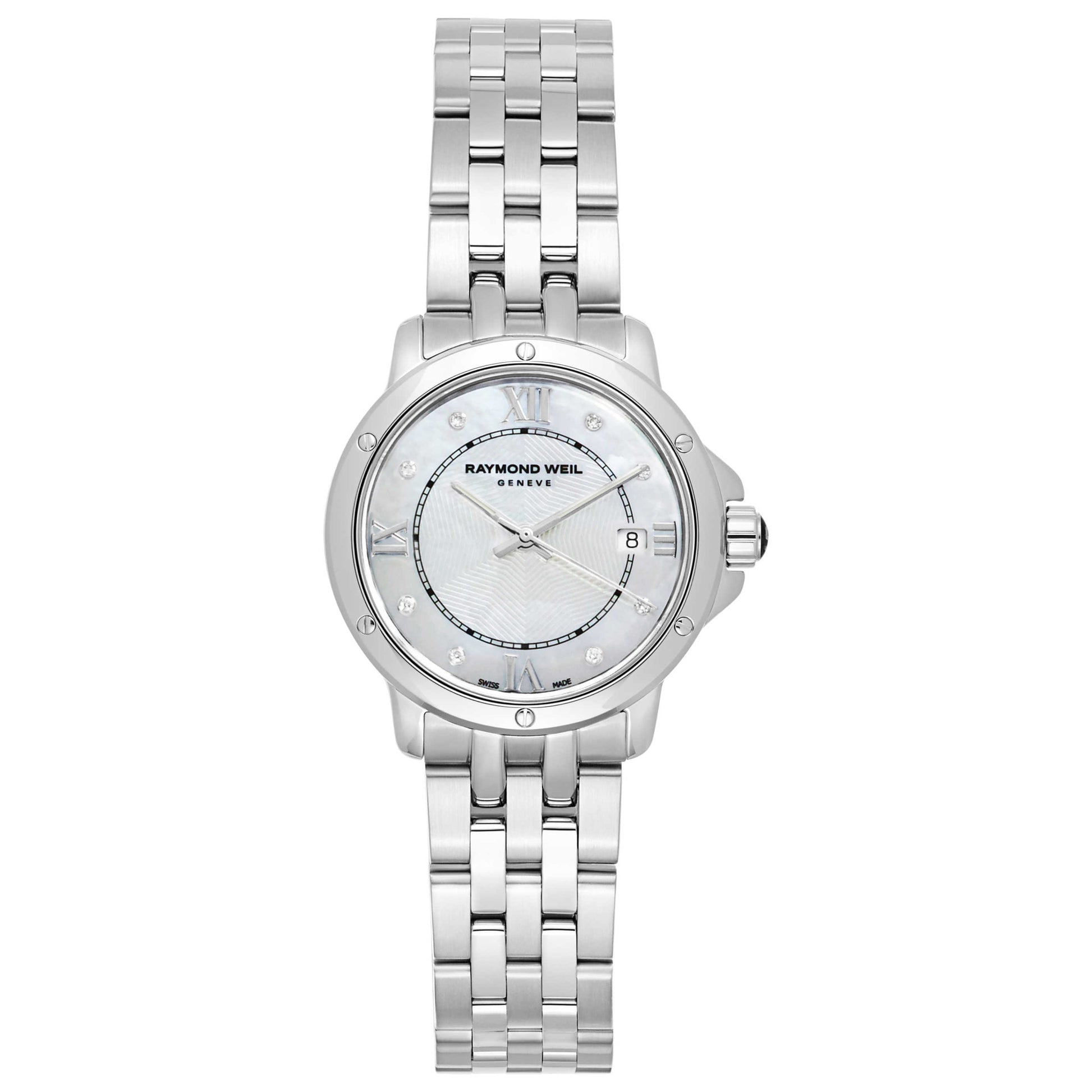 Front view of Raymond Weil Tango Women's Swiss Quartz (Battery-Powered) Watch 5391-ST-00995