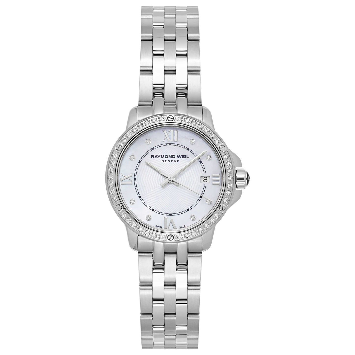 Front view of Raymond Weil Tango Women's Swiss Quartz (Battery-Powered) Watch 5391-STS-00995