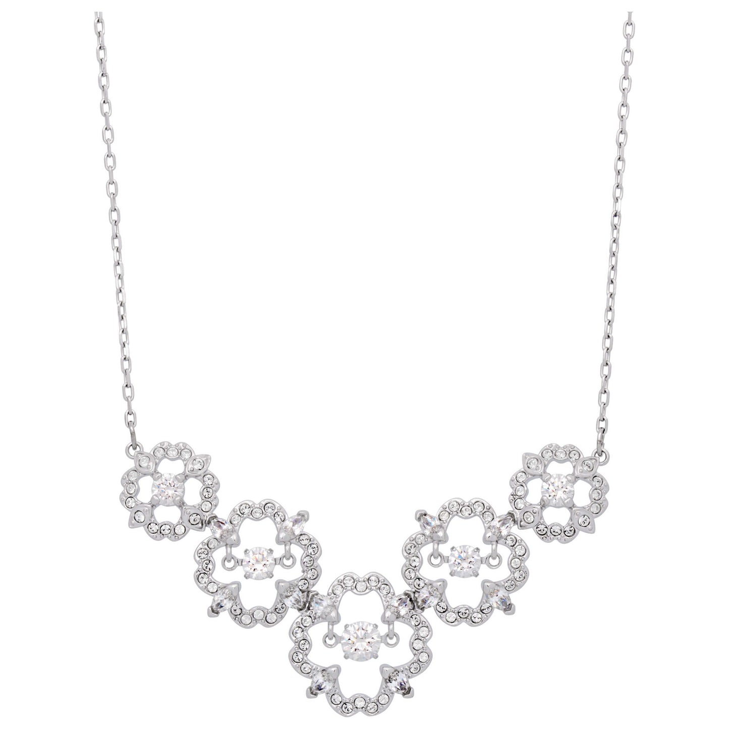 Front view of Swarovski Sparkling Dance Women's Necklace 5397240